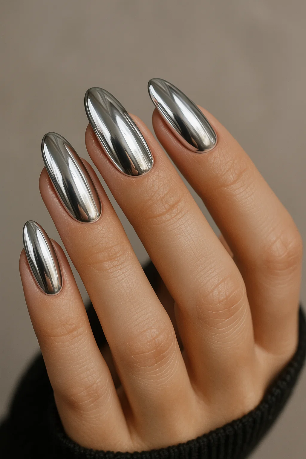 Chrome Collection – Gold French Tips